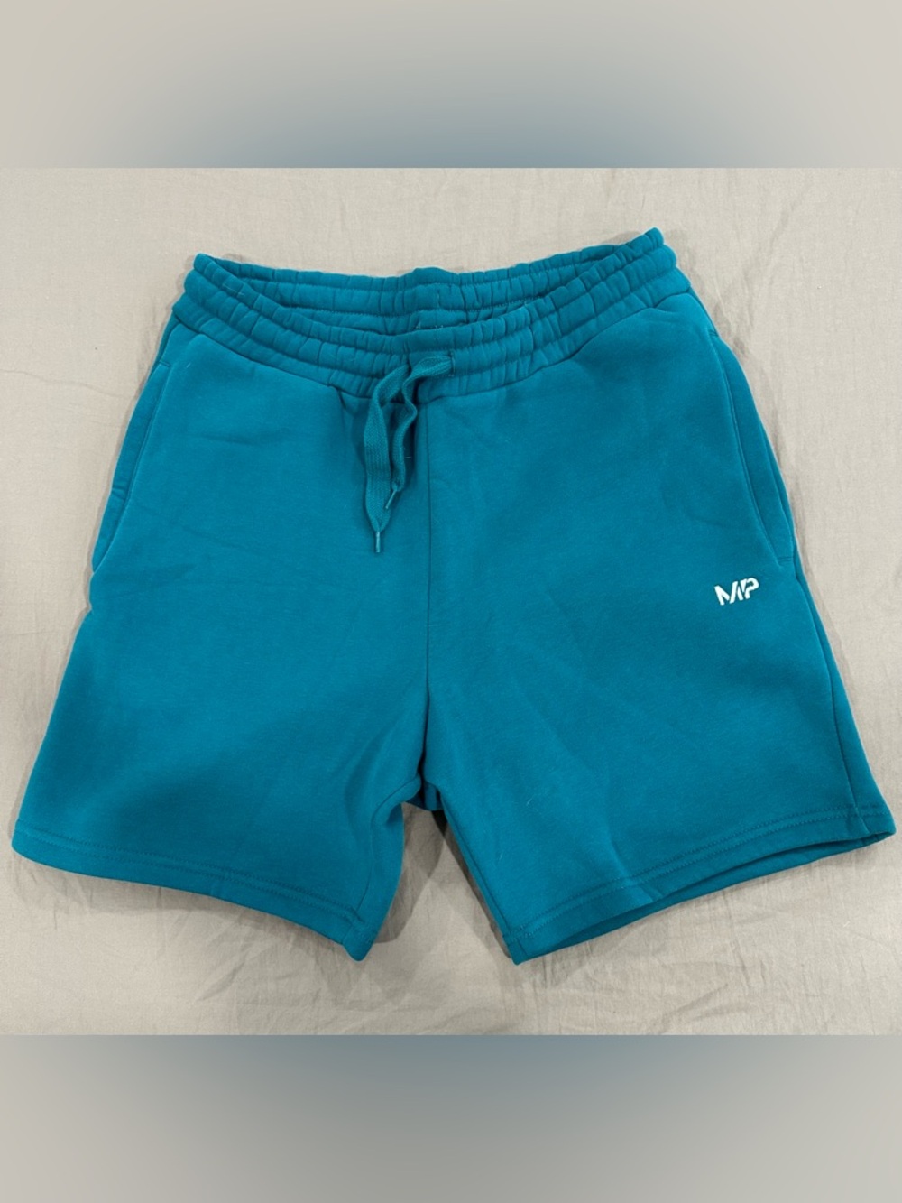 3-Pack Casual Fleece Shorts - Black, Light Blue, Teal - Picture 8 of 11